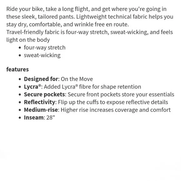 Lululemon On The Move Pant size 8 - Picture 3 of 11